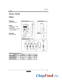 Datasheet TDZ12 manufacturer Rohm